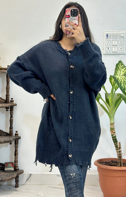 Long heavy cardigan (upto 48)
