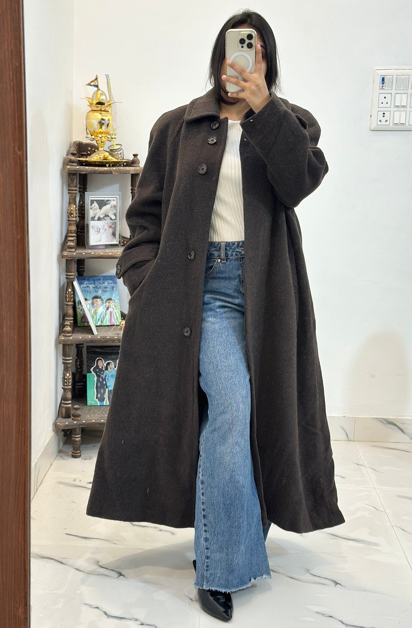 Heavy long coat (42-44)