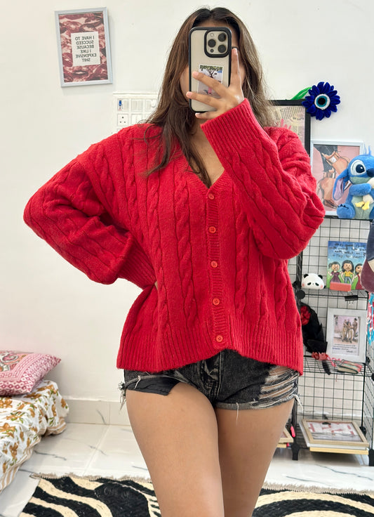 Oversized Korean cardigan (38-44)