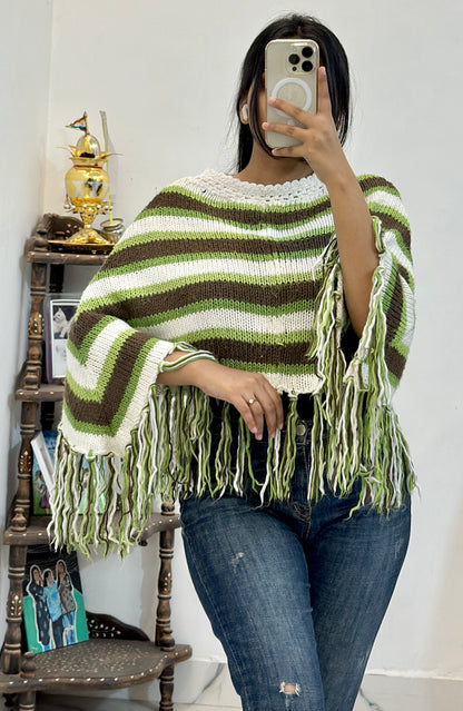 Crochet poncho (freesize)