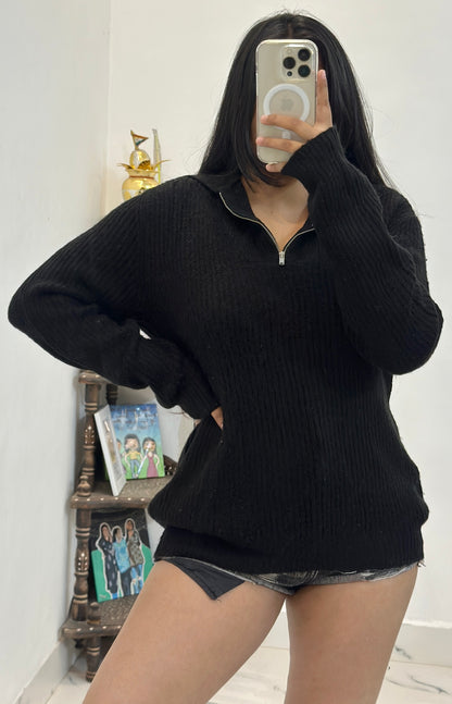 zipper sweater (38-40)