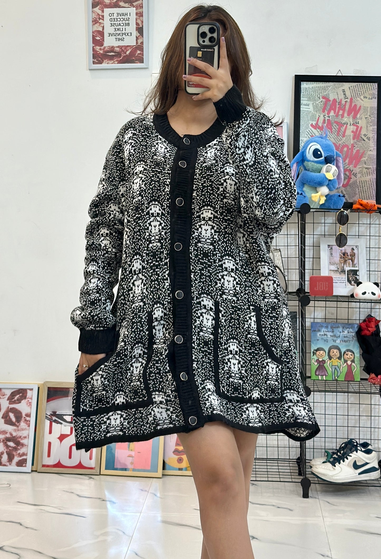 Oversized Korean cardigan (40-42)