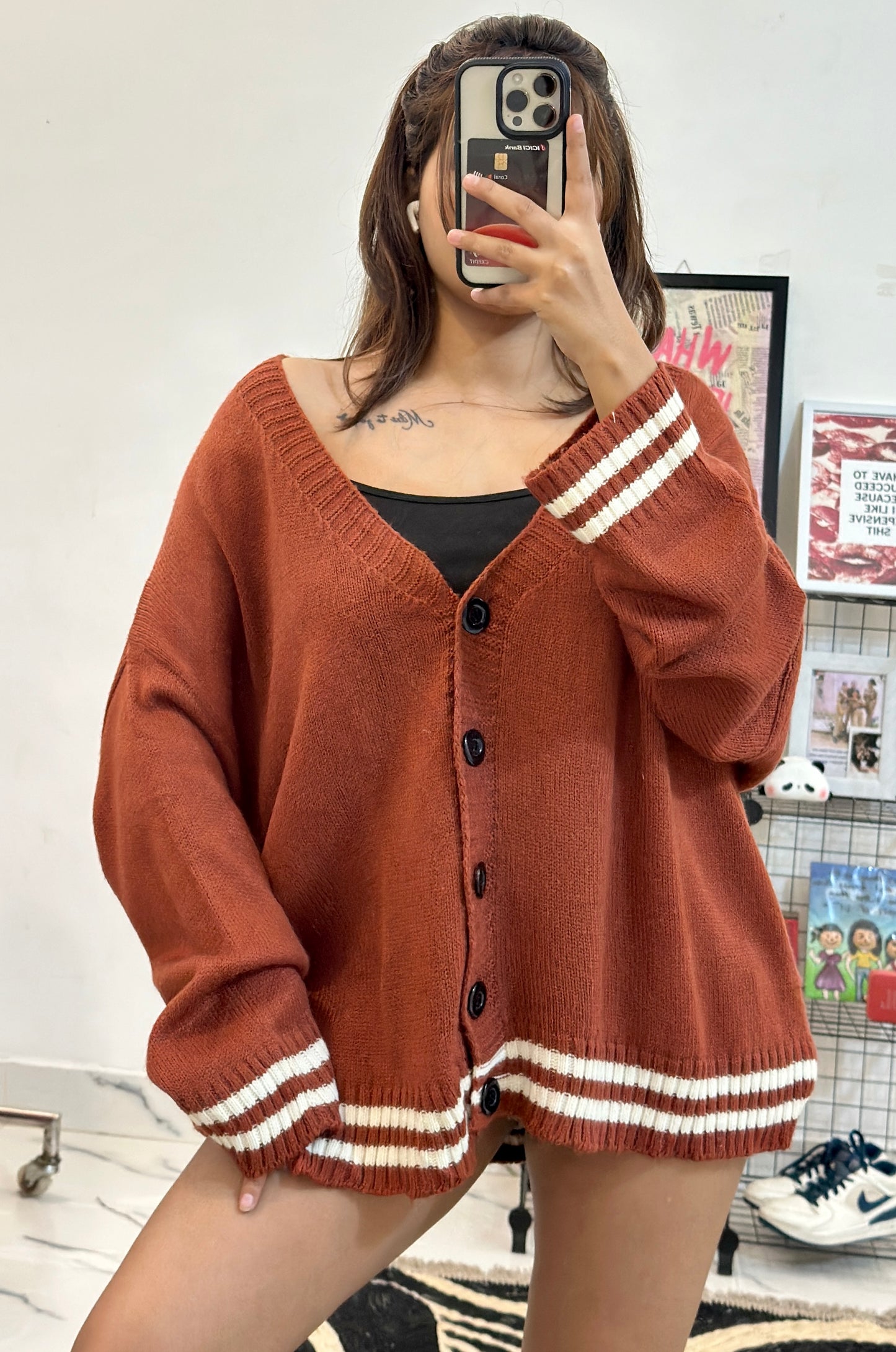 Oversized Korean cardigan (50-52)