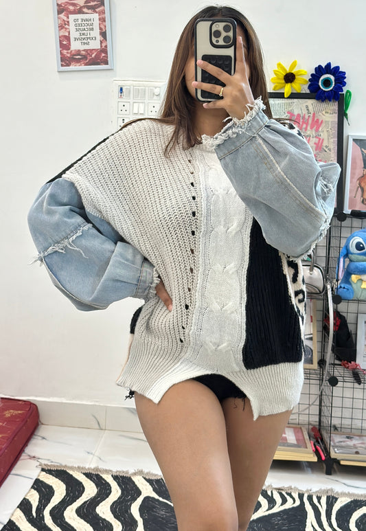 Oversized Korean sweater (40-44)