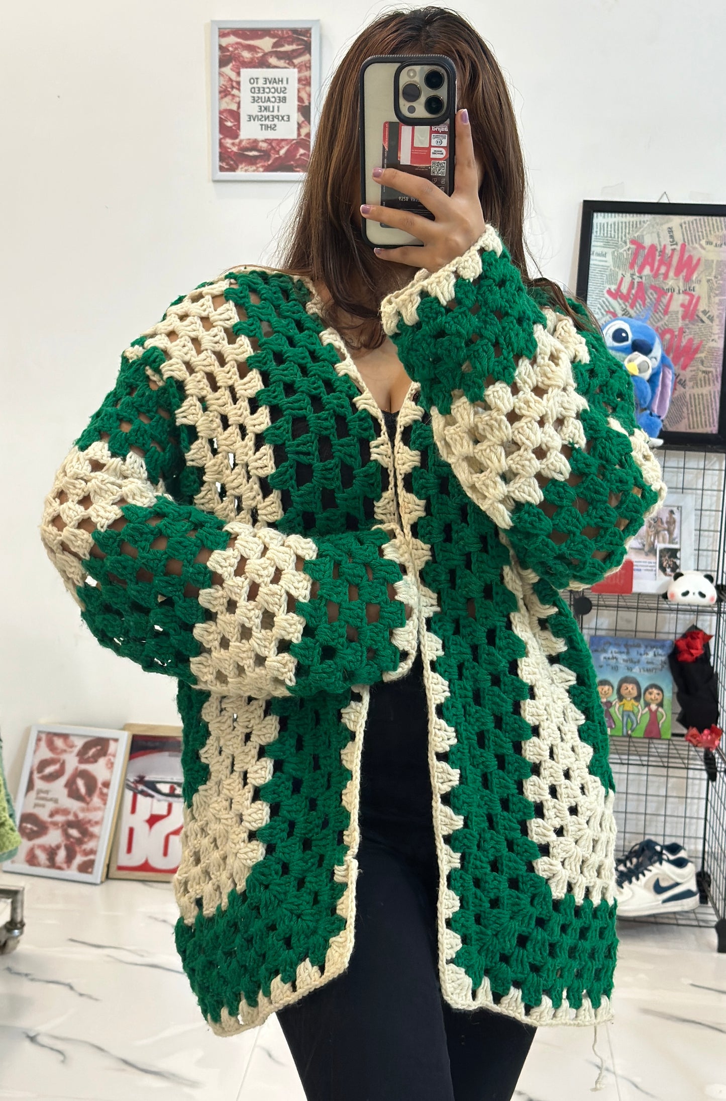 Crochet heavy cardigan (44-46)