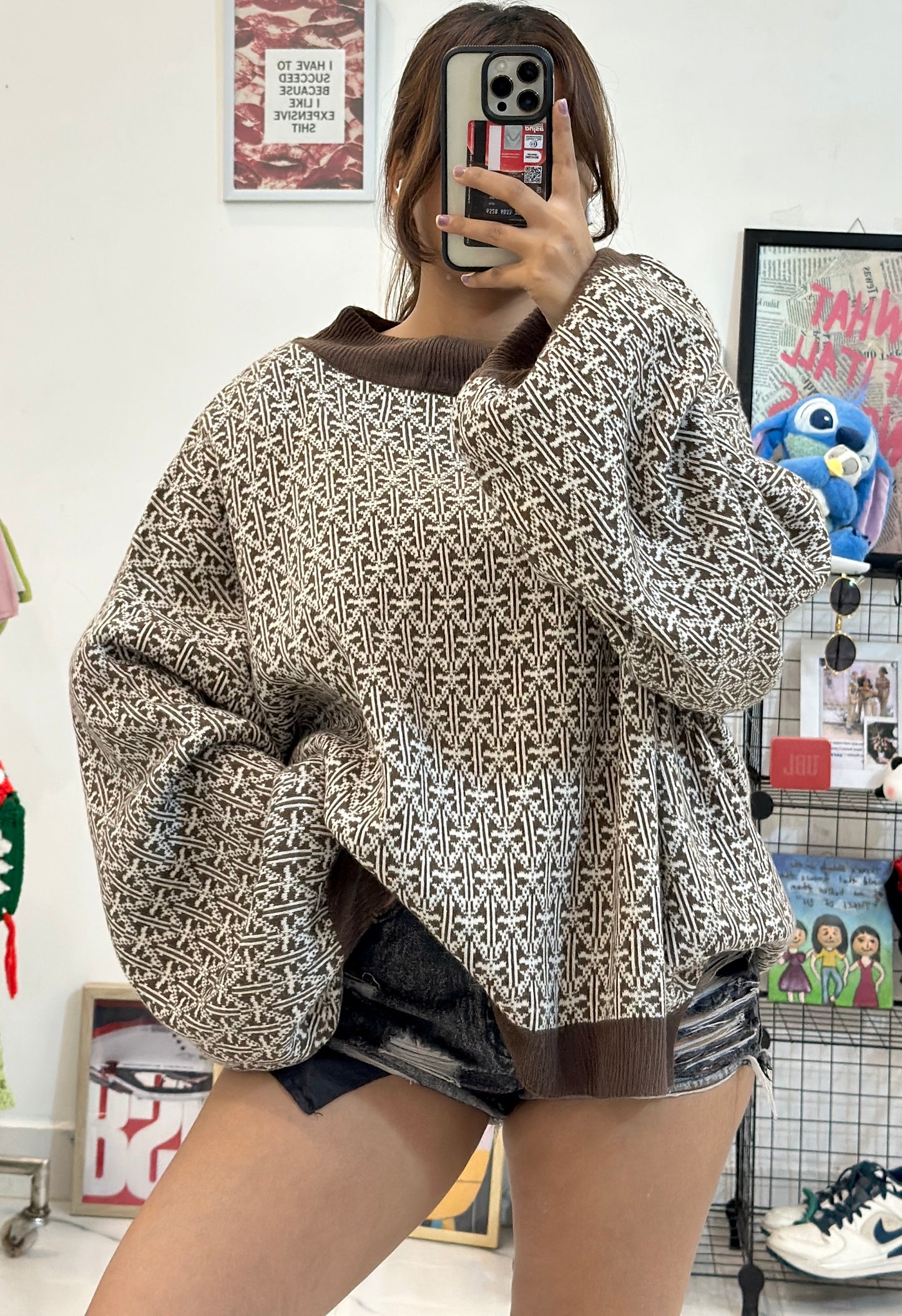 Oversized Korean sweater (48-50)