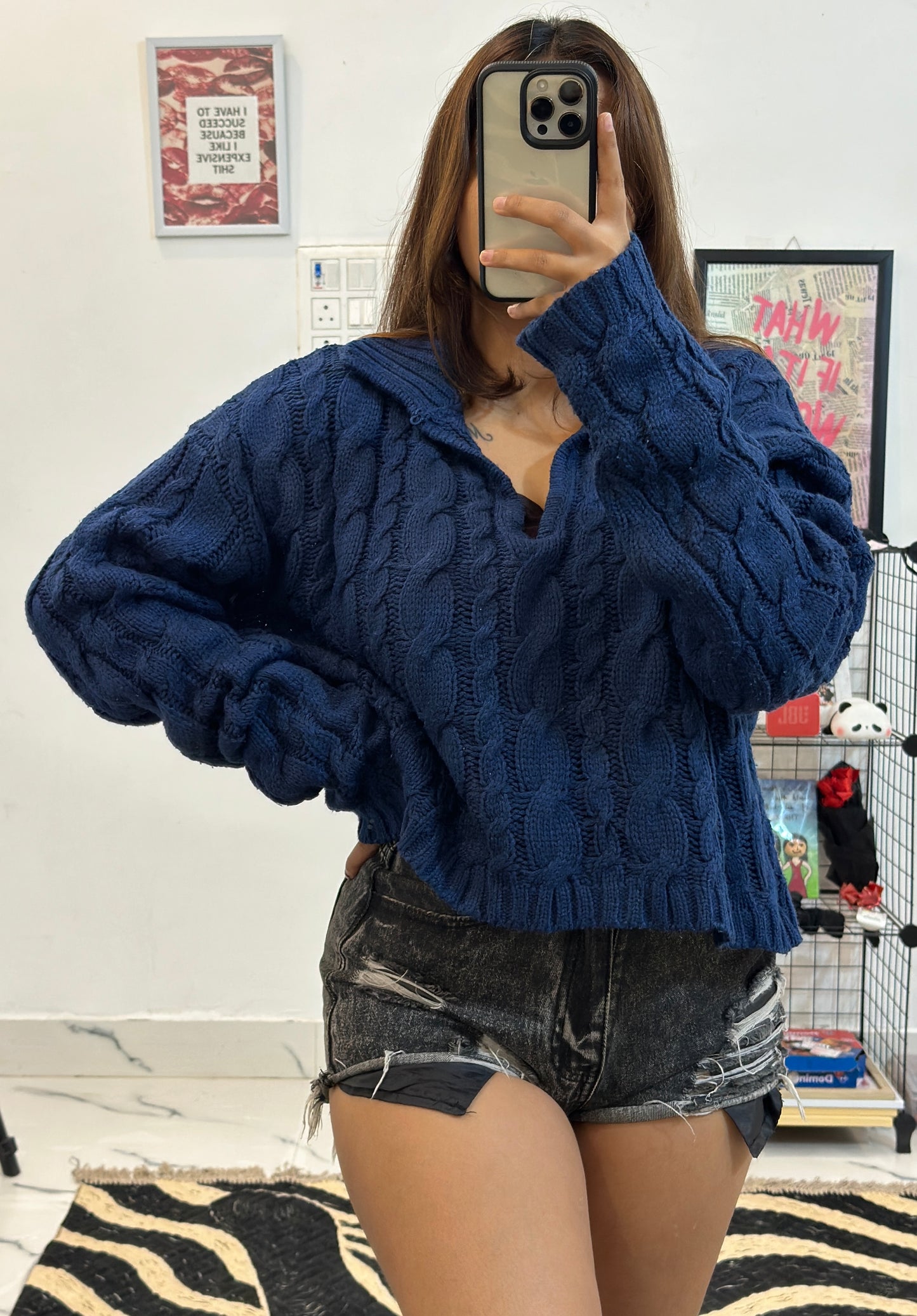 Oversized Korean sweater (46-48)
