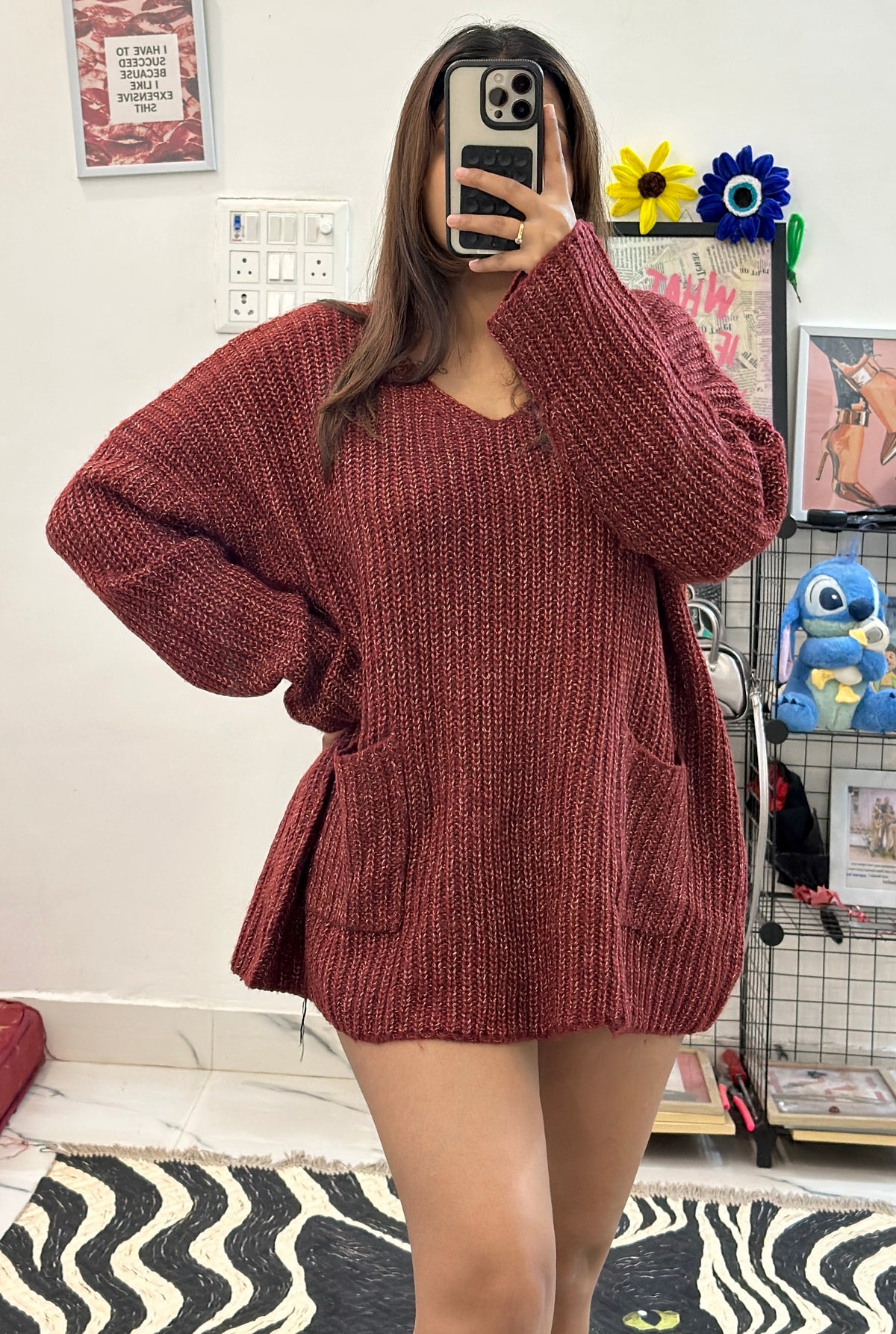 Oversized Korean sweater (44-46)