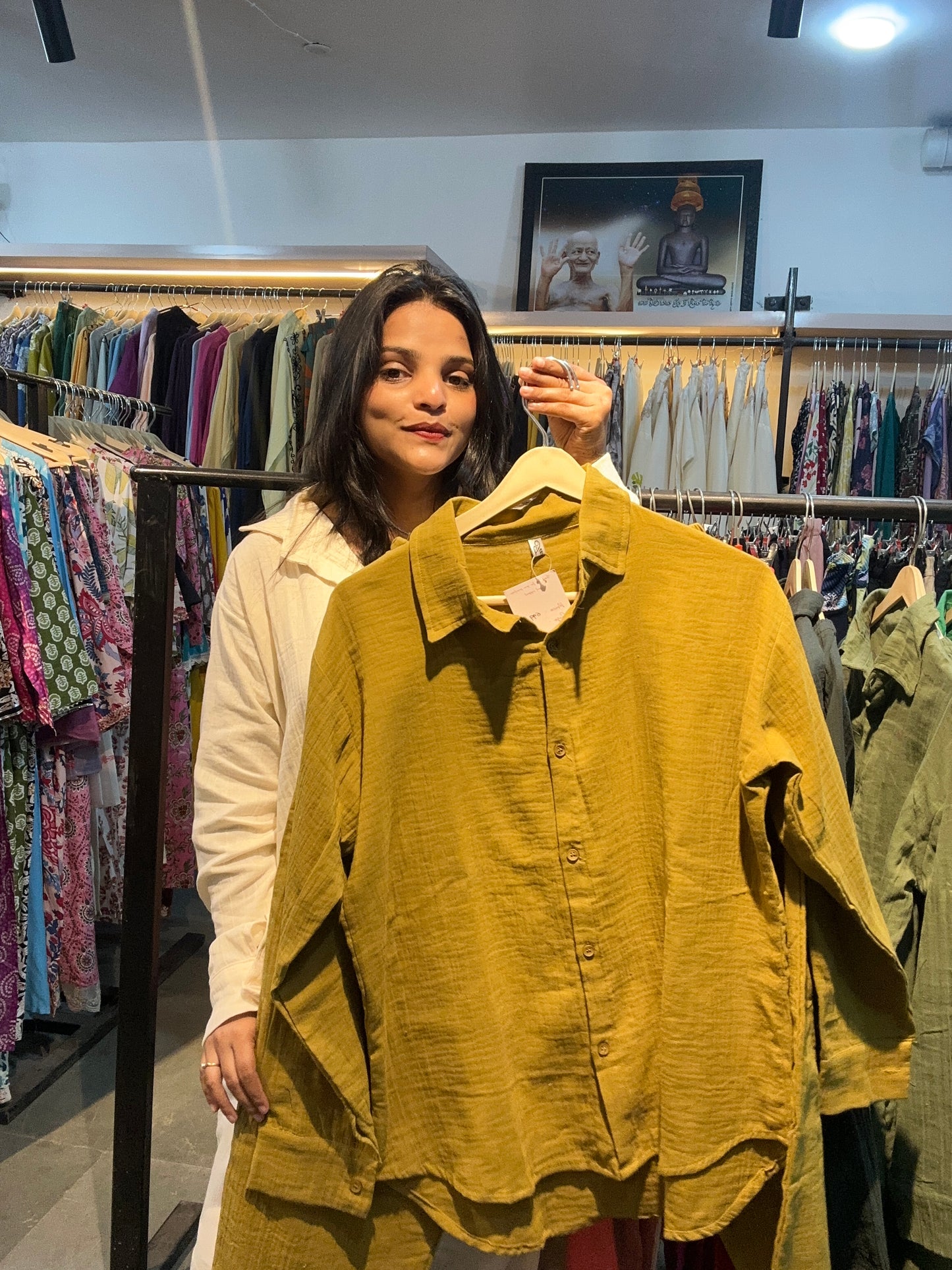 Pretty freesize cotton Cordset (upto 40-44)