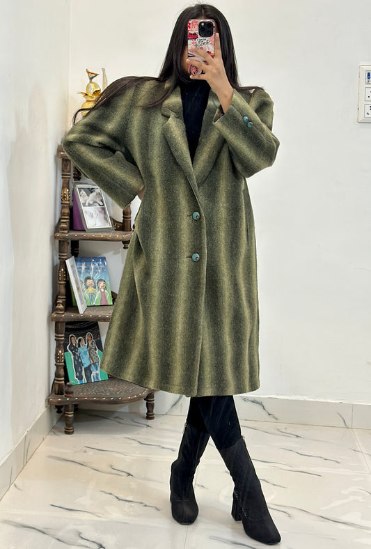 Heavy korean long coat (36-40)
