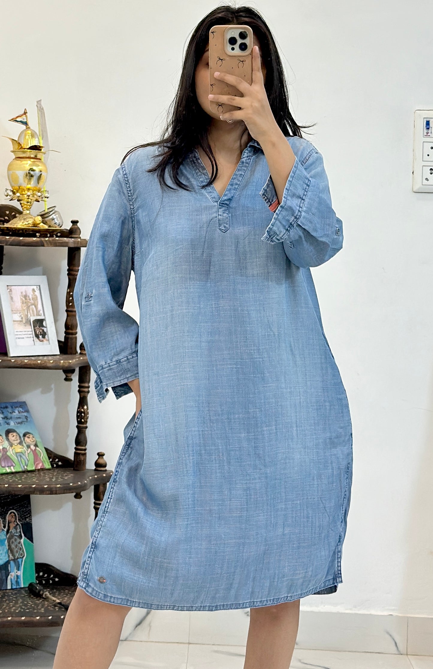 Denim dress (36-38)