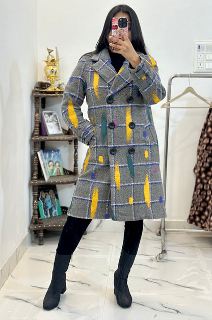 Heavy korean long coat (32-34)