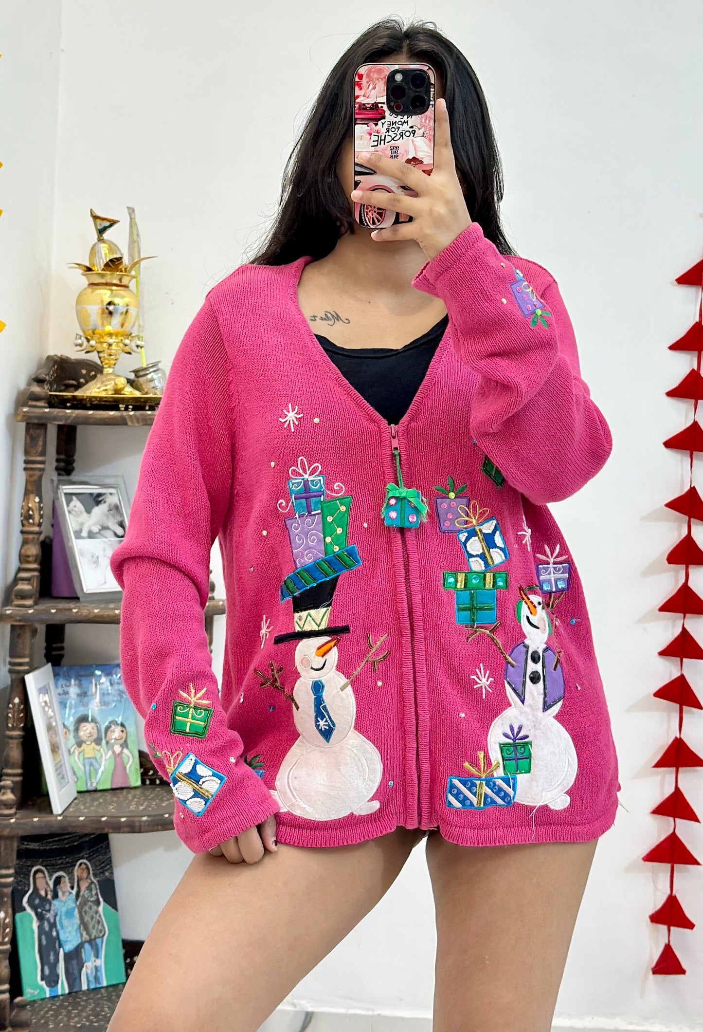 Oversized zipper sweater (40-42)