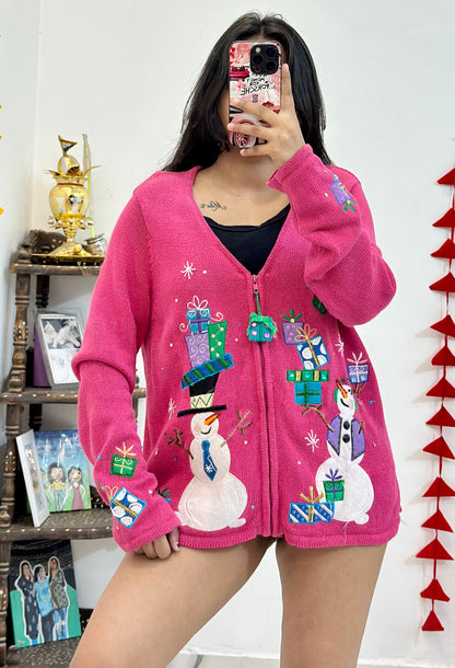 Oversized zipper sweater (40-42)