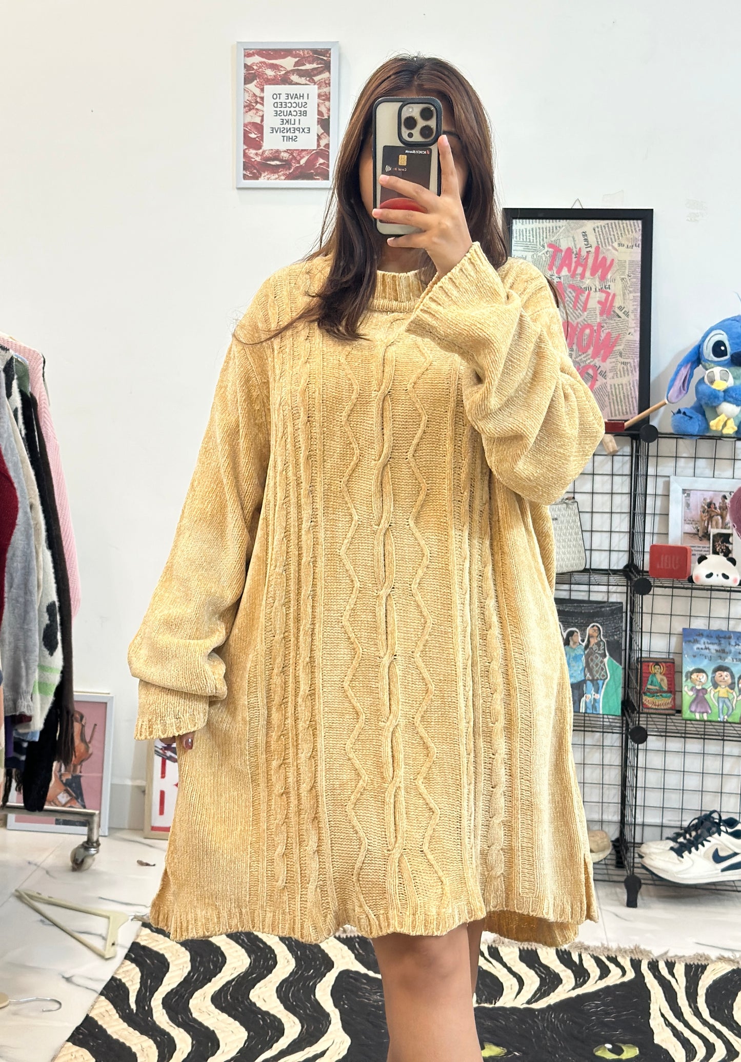 Korean oversized sweater (48-50)