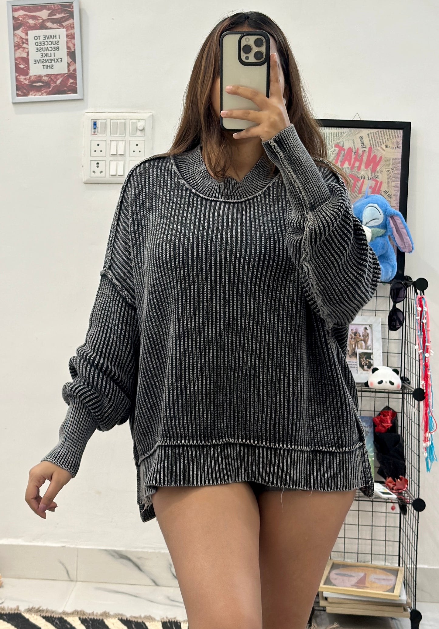 Oversized Korean sweater (42-48)