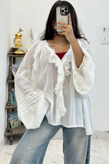 Oversized cotton top (48-52) 2XL