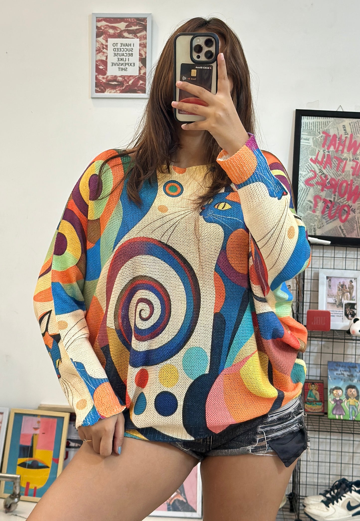 Oversized Korean sweater (42-44)