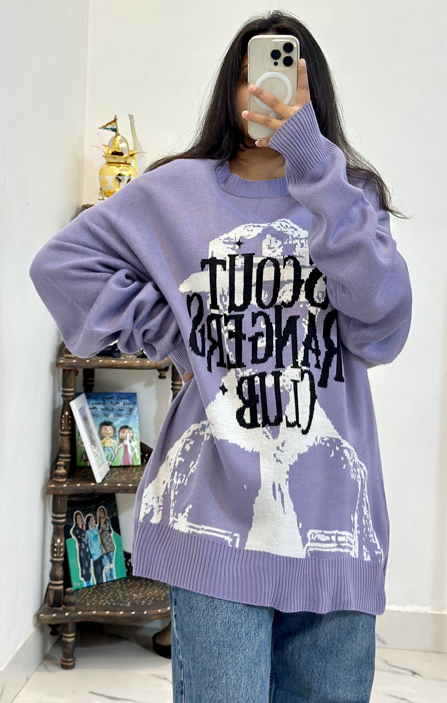 oversized Korean sweater (46-48)