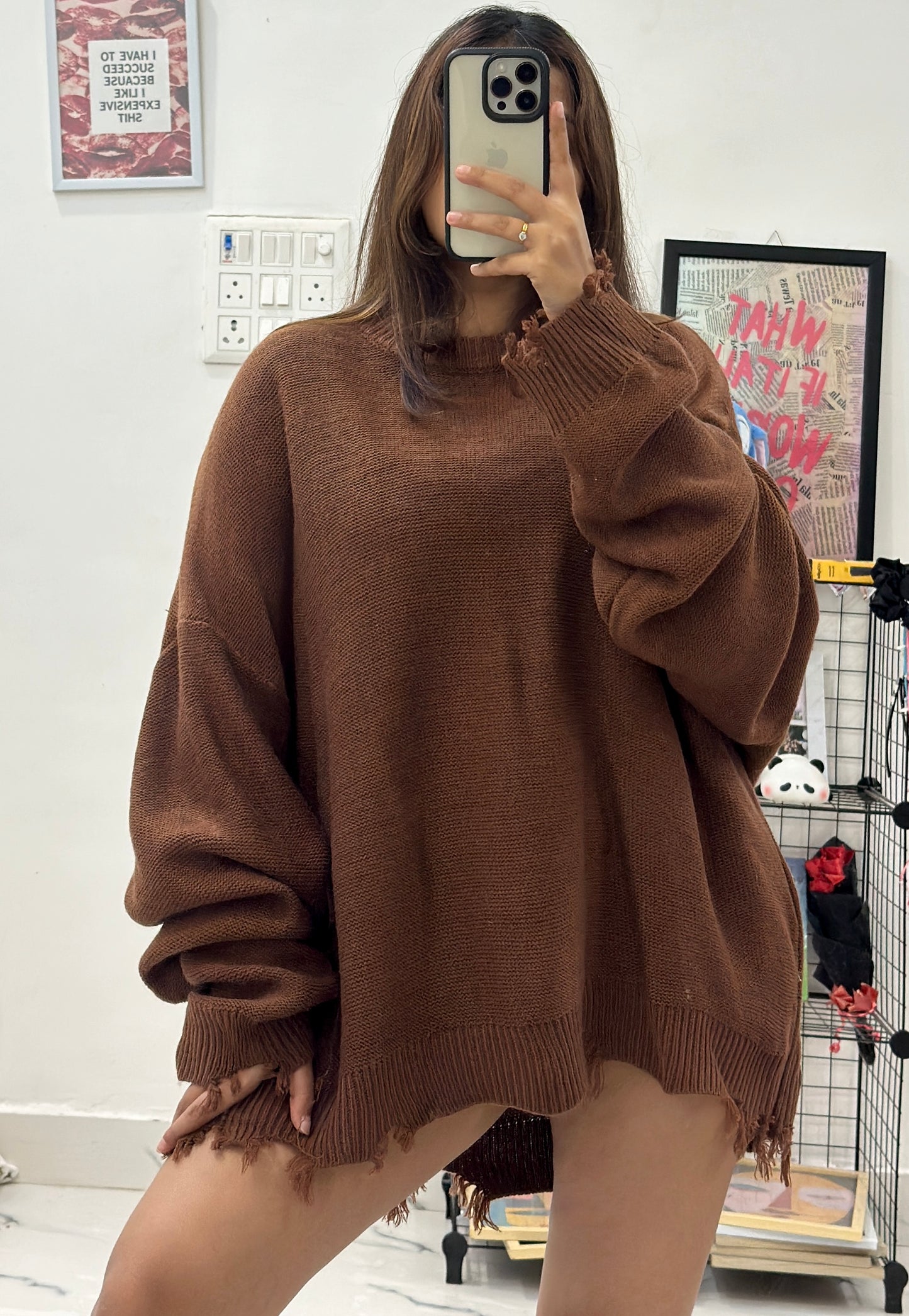 Oversized Korean sweater (48-50)