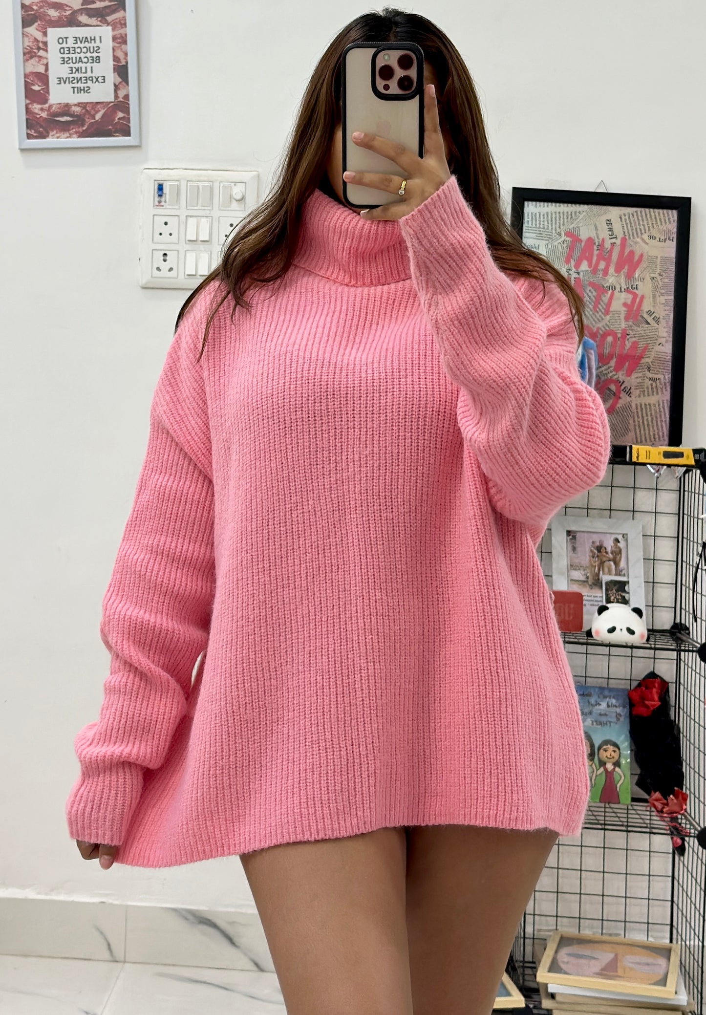 Oversized Korean high-neck (42-44)