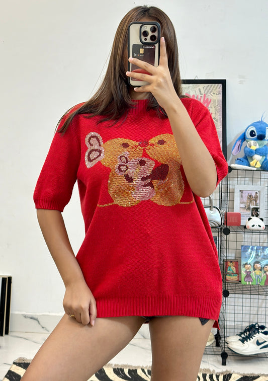 Knitted Tshirt (38-40)