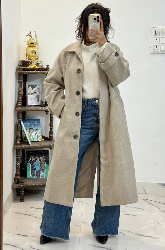 Heavy long coat (36-38)