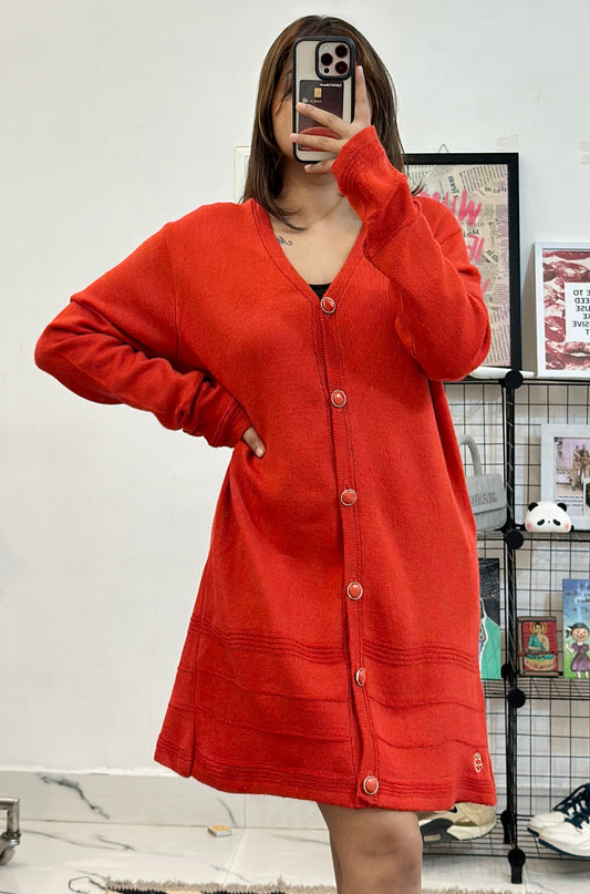 Red cardigan (42-44)