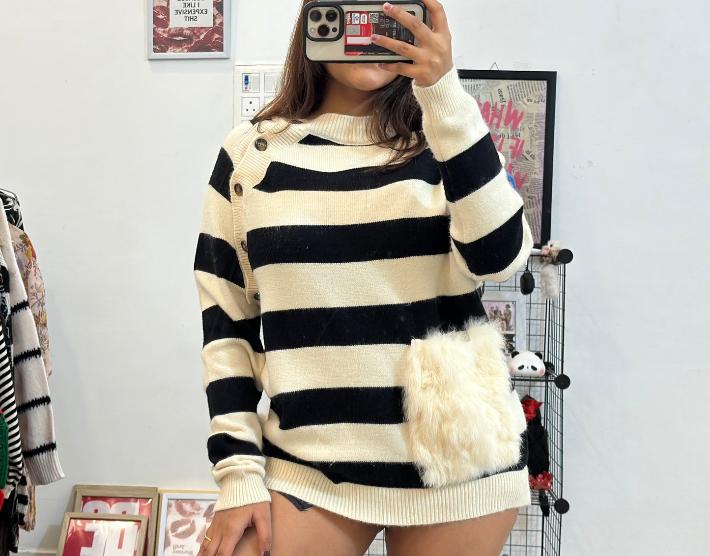 Oversized Korean sweater (36-38)