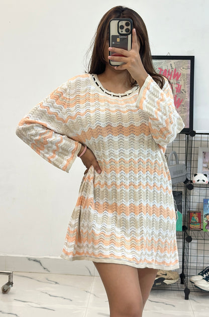 Oversized crochet top (40-42)