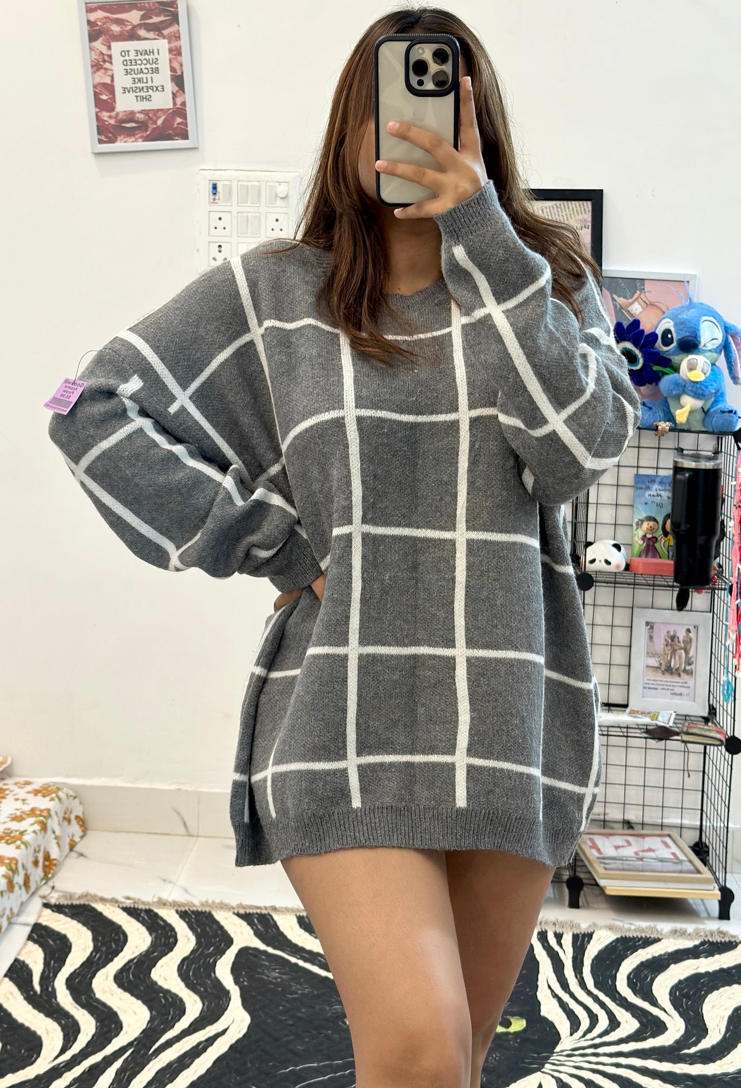 Oversized Korean sweater (42-48)