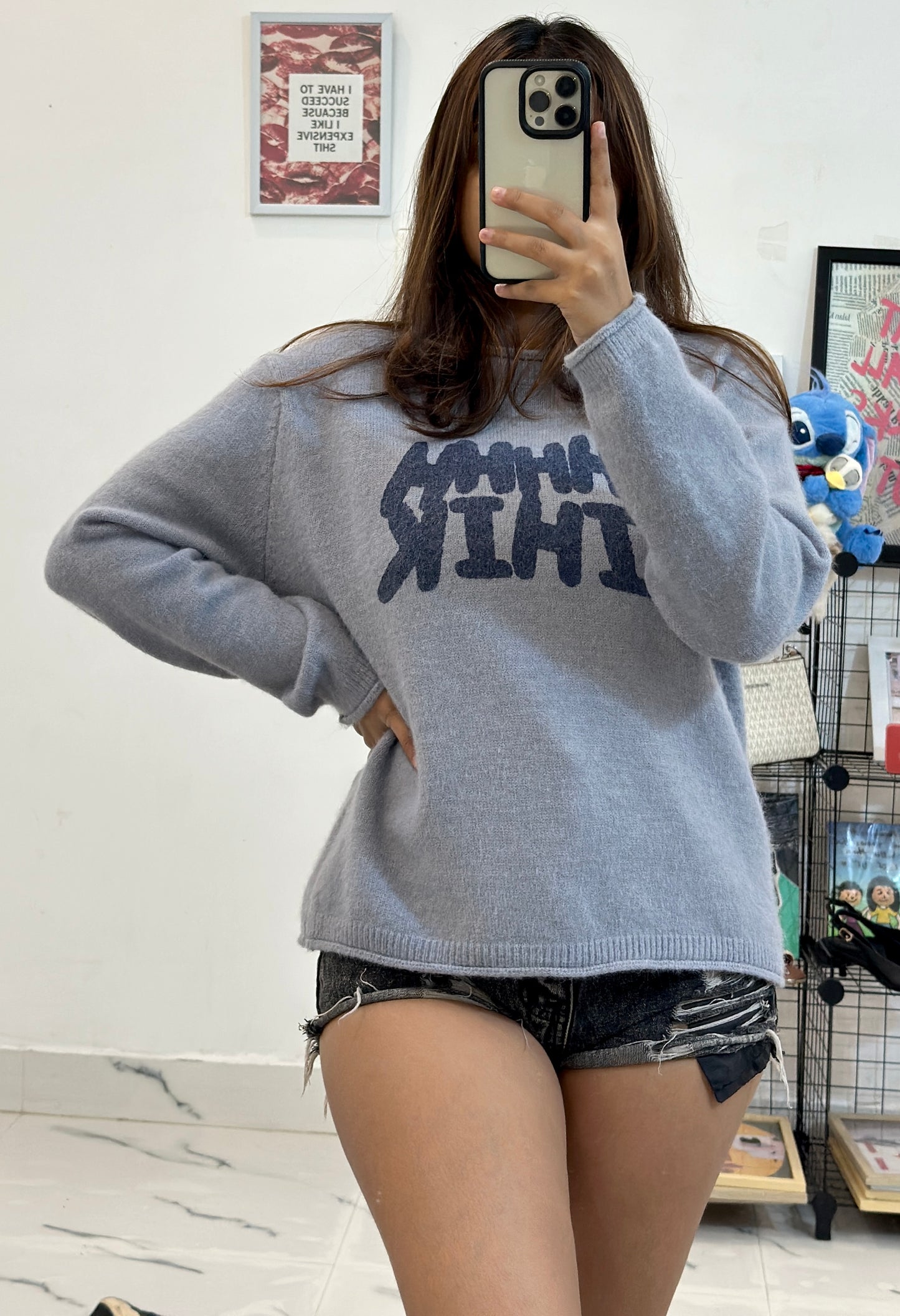 Oversized Korean sweater (40-42)