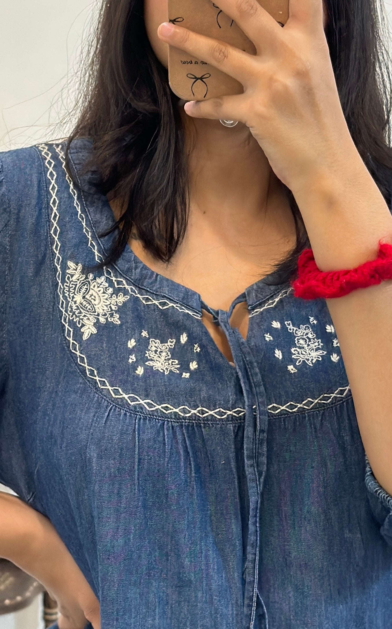 Pretty denim dress (34-36)