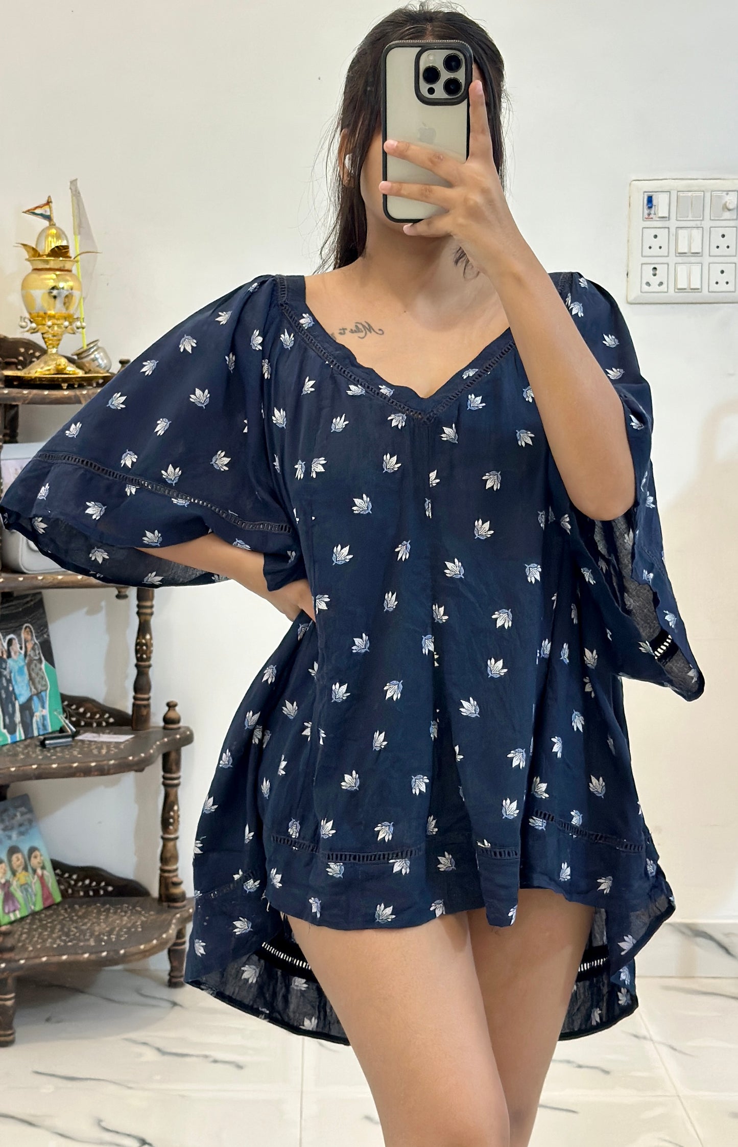 Oversized cotton top (48-50)