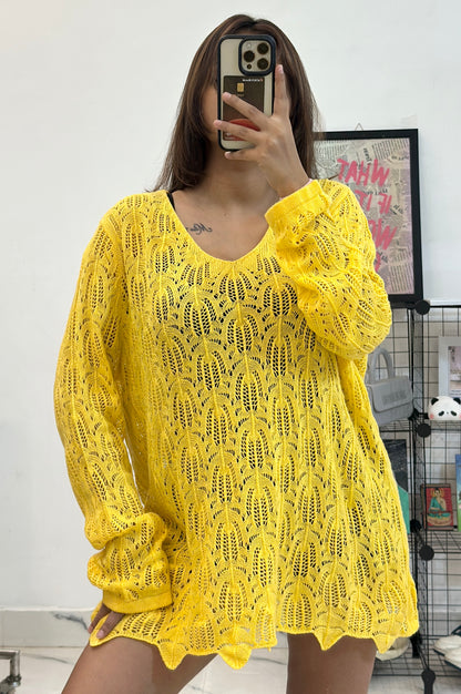 Oversized crochet top (44-46)
