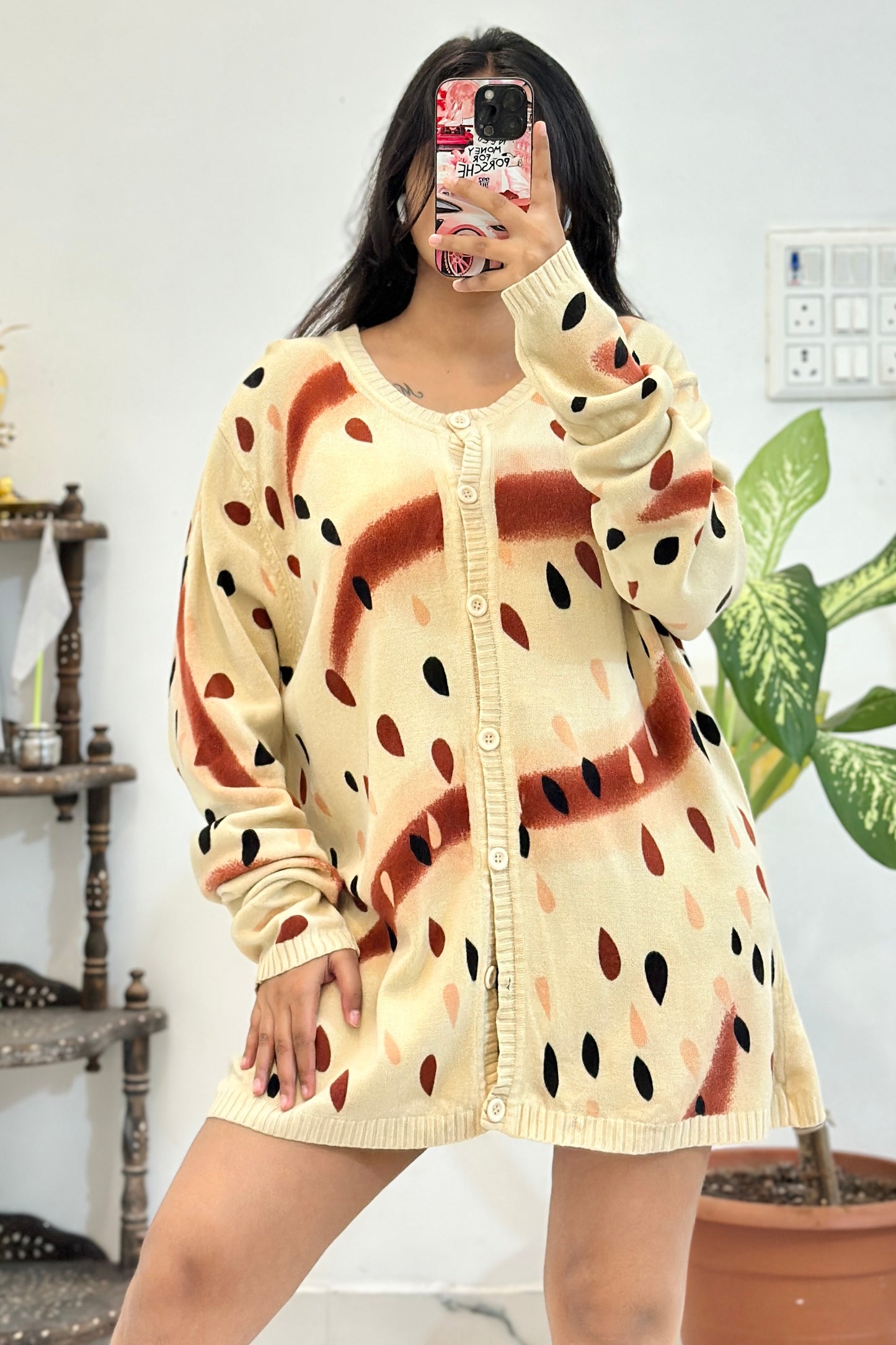 Korean oversized cardigan(upto 40)