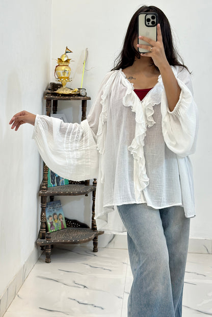 Oversized cotton top (48-52) 2XL
