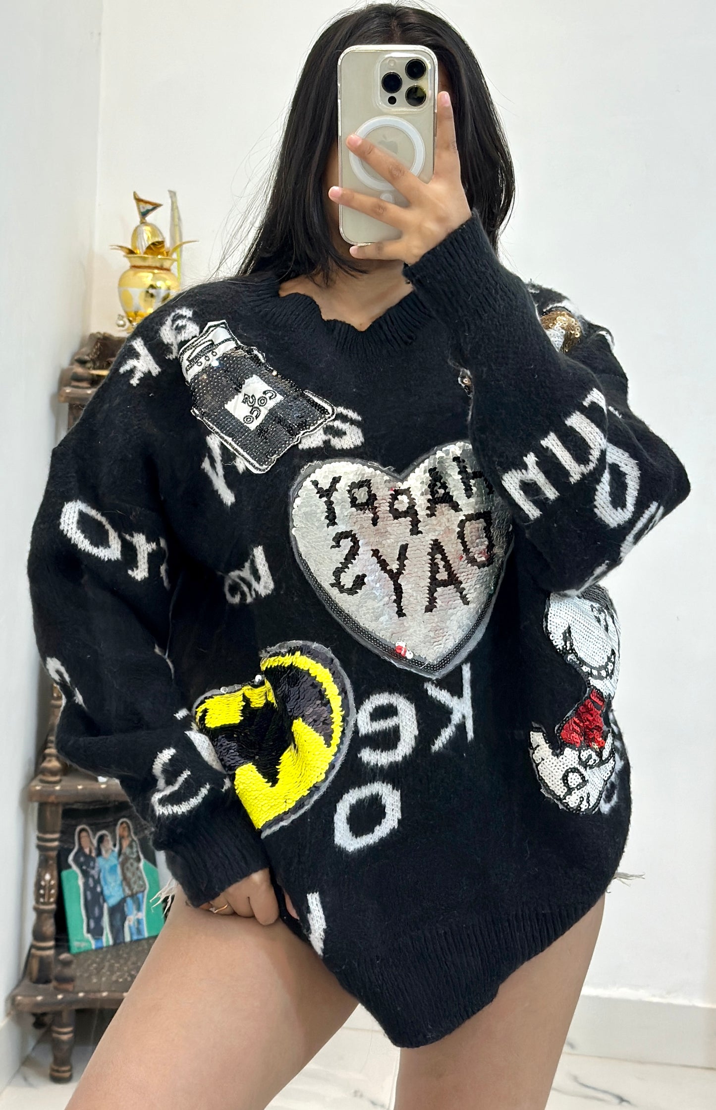 oversized heavy sweater (44-46)