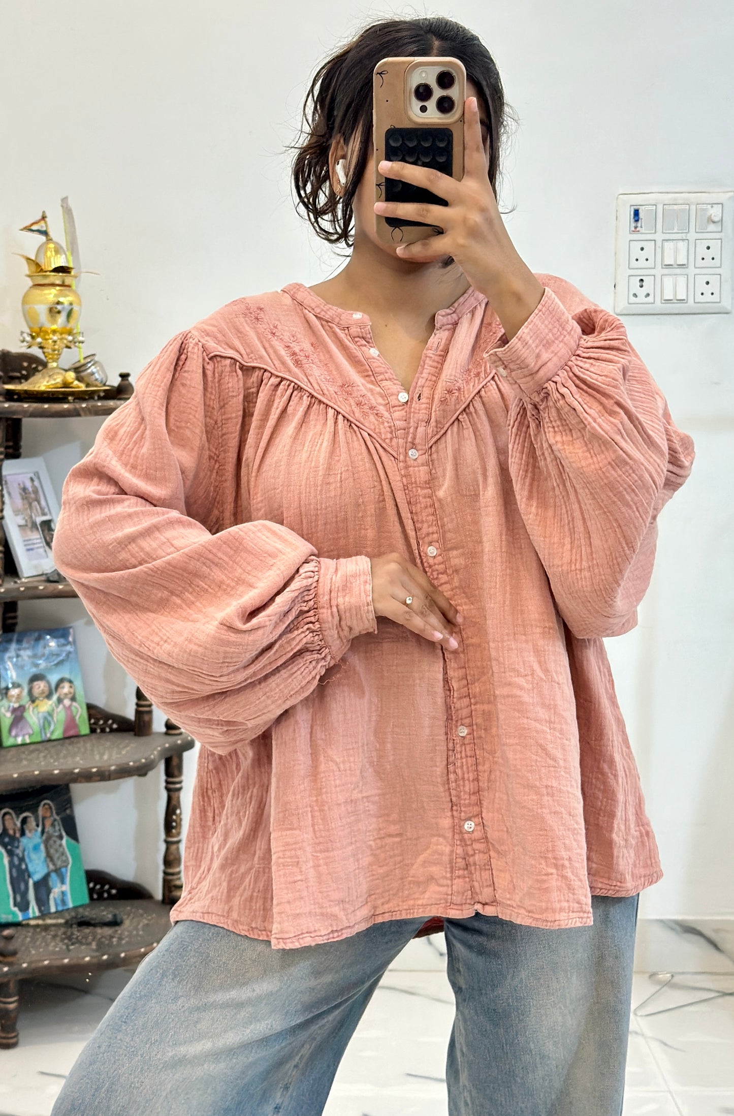 Oversized cotton top (46-48)