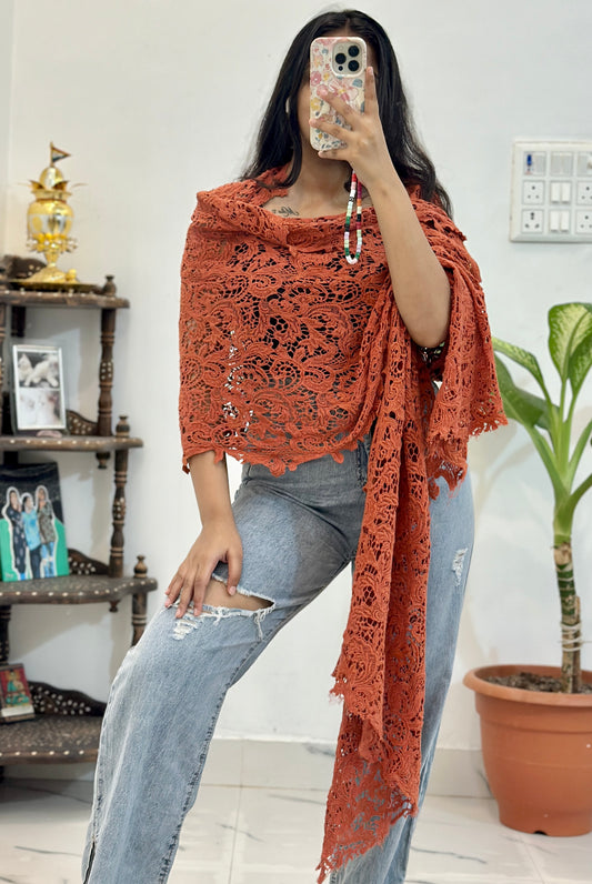 Crochet shawl