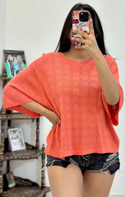 Oversized top (Freesize upto 44)