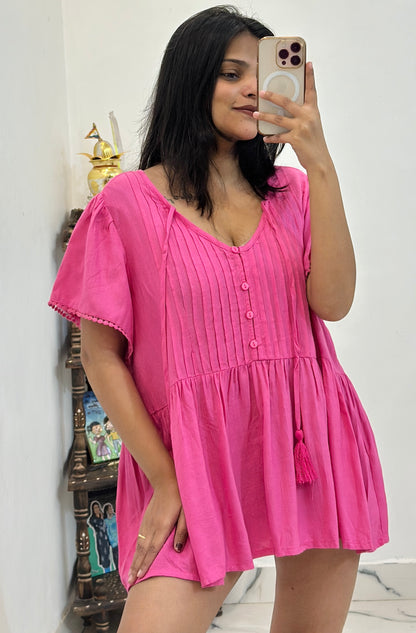Pink oversized top (40-42)