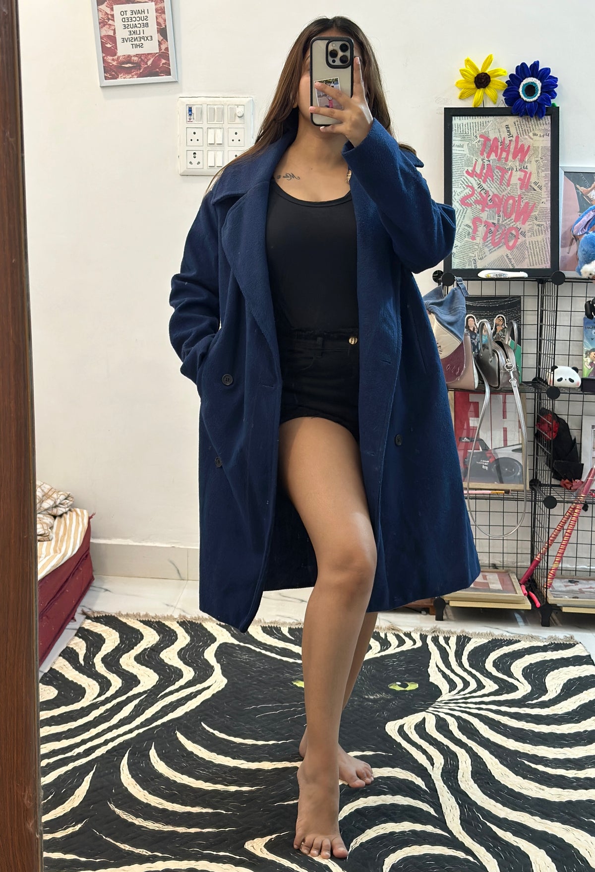 Oversized long coat (40-42)