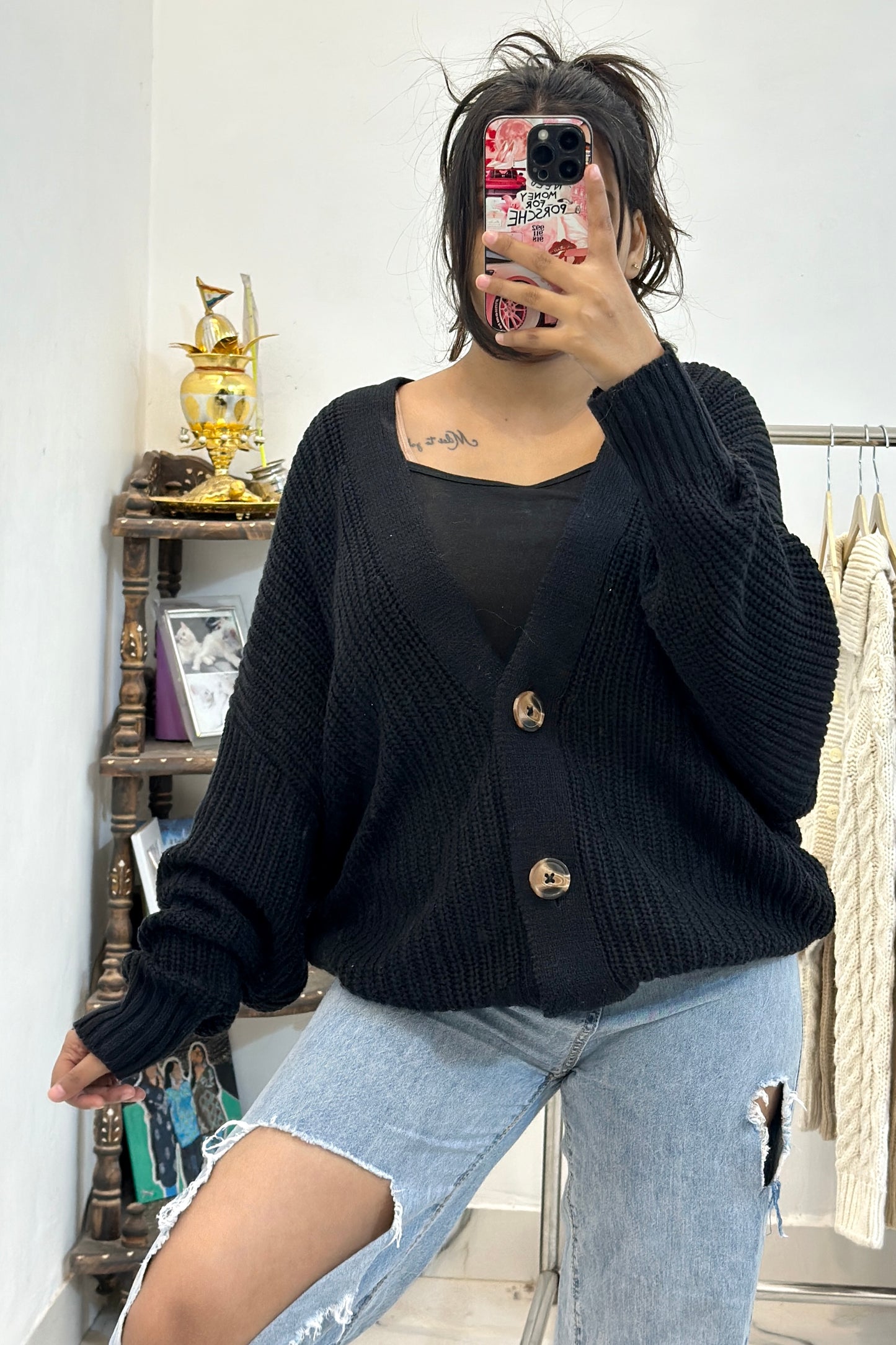 Oversized Korean hnm cardigan (40-42)