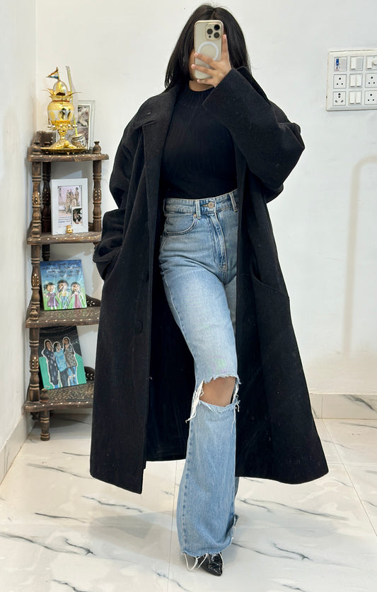 Heavy unisex long coat (46-48)