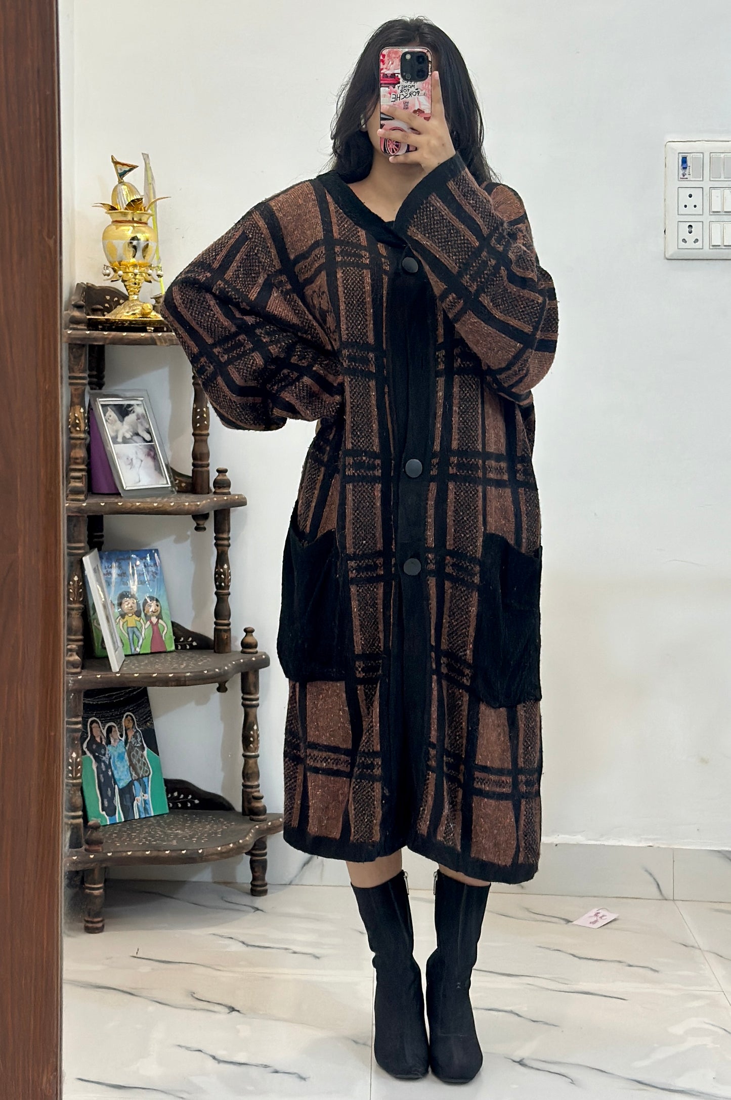 Oversized long heavy shrug/cardigan (upto 50)