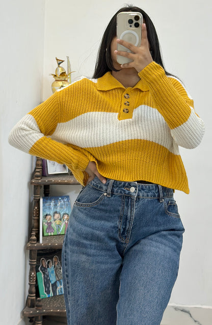 Korean crop sweater (34-38)