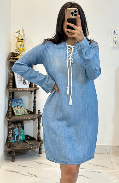 Denim long top (32-34)