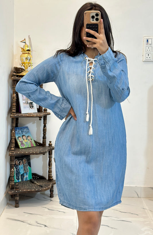 Denim long top (32-34)