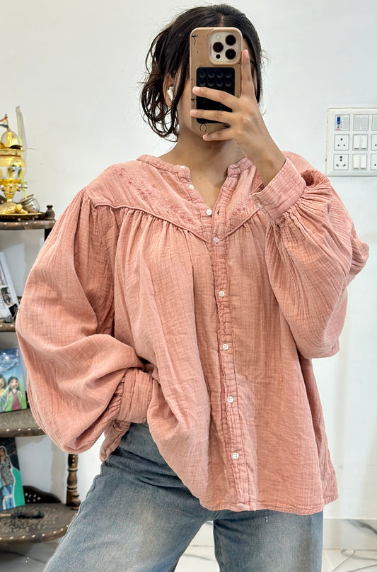 Oversized cotton top (46-48)